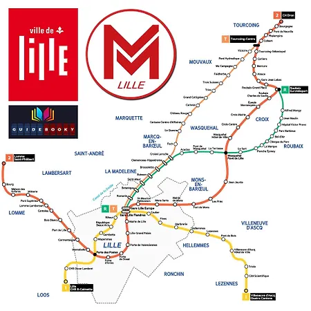 Διαμέρισμα Centre Ville, Gare 600m, Sejour 30 M2, Proxi Lille